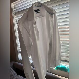 White mens dress shirt, perfect for any special occasion